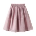 thumbnail image 1 of yillto Mesh Skirts for Womens Elastic Waist Pleated Cute Summer Short Skirt Plain A Line Ladies Dress, 1 of 6