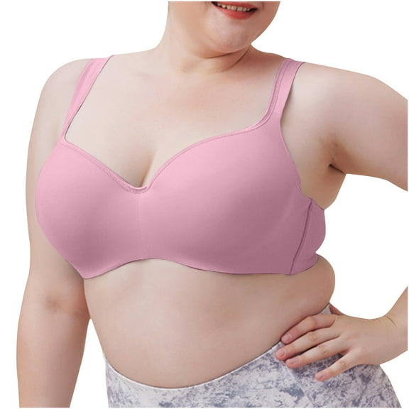 yillto Plus Size Bra for Womens Seamless Wirefree Comfort Everyday Bralettes Sleepwear Bras S-3XL