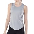 thumbnail image 1 of yillto Racerback Tank for Womens Running Athletic Shirts Sleeveless Lightweight Workout Gym Tshirts Tees, 1 of 6