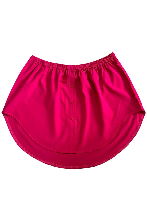 S-5XL Shirt Extender for Women Plus Size Cotton Layering Leggings Tops Undershirt Half Length Skirt