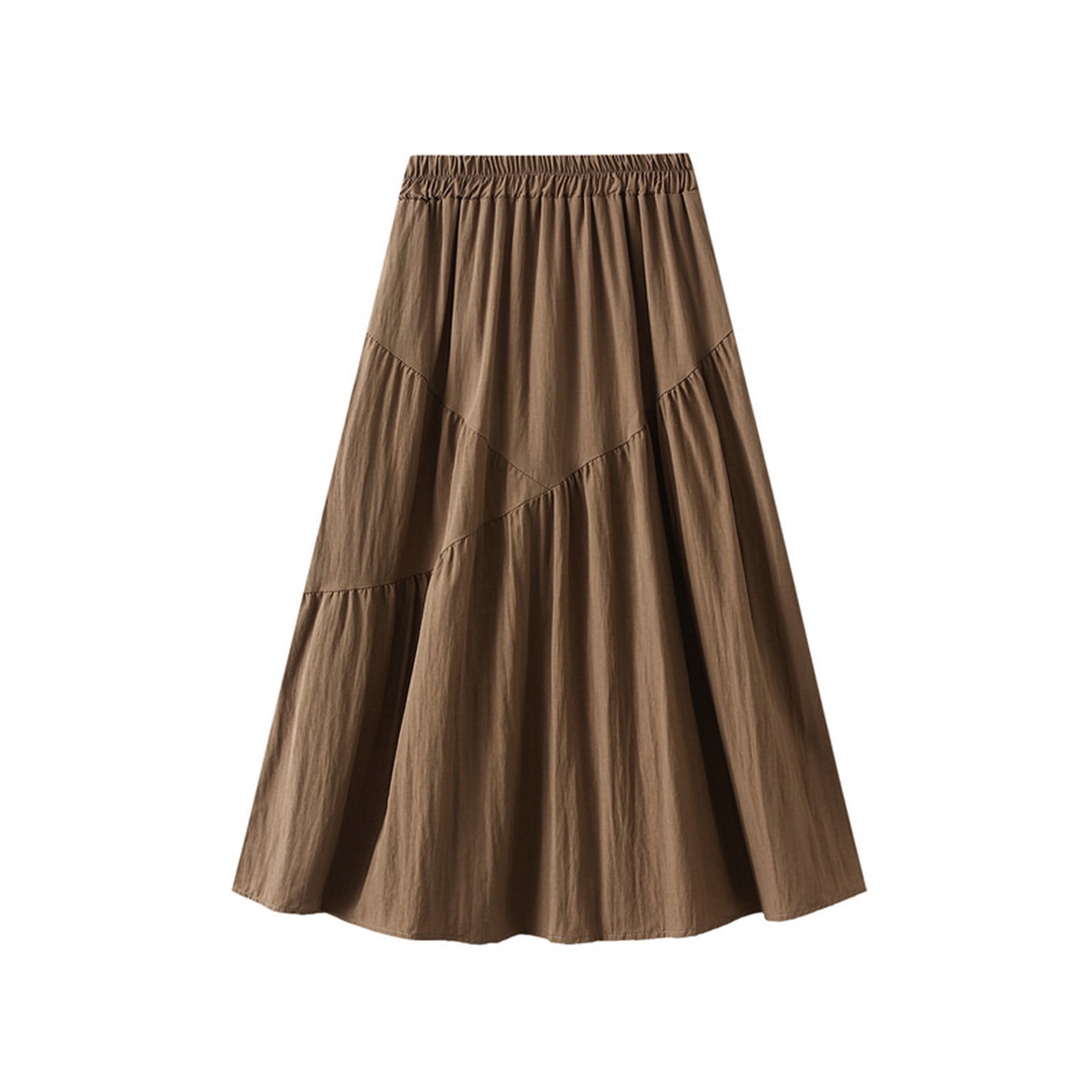 Summer Solid-Colored High-Waisted Sheath Long Skirt main image 1