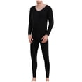 thumbnail image 1 of yillto Thermal Underwear Sets for Mens Long Sleeve Layer Tops and Warm Bottoms Pants Fall Winter 2 Piece, 1 of 3