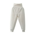 thumbnail image 1 of yillto Toddler Girls Boys Cotton Pants Casual Stretch High Waist Straight Leg Pants Fall Winter Loose Pants, 1 of 3