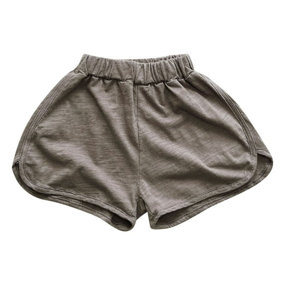 yillto Toddler Kids Cotton Shorts Soft Comfy Elastic Waist Athletic Causal Loose Summer Lounge Shorts