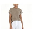 thumbnail image 1 of yillto Women Cap Short Sleeve Tops Sweater Casual Summer Knit Blouse Crewneck Business Dressy Lightweight Sweaters, 1 of 8