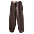 thumbnail image 1 of yillto Women Fleece Sweatpants Fuzzy Sherpa Lined Warm Thick Winter Jogger Sweat Pant with Pockets, 1 of 7