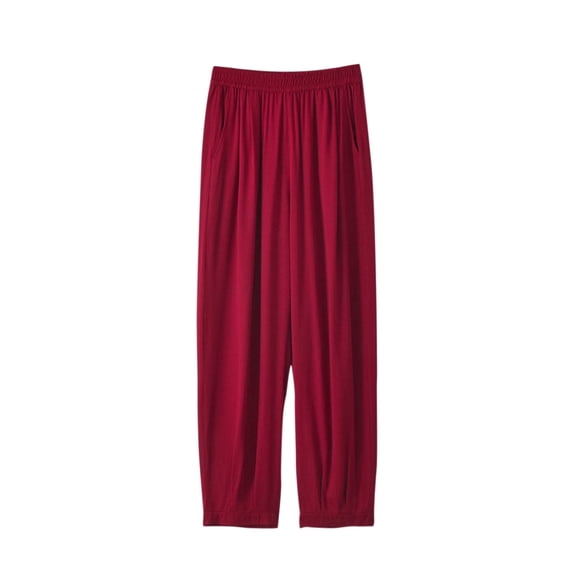 yillto Women Lounge Pant Soft Comfy Wide Leg Loose Elastic Waist Summer Lightweight Pajamas Pants