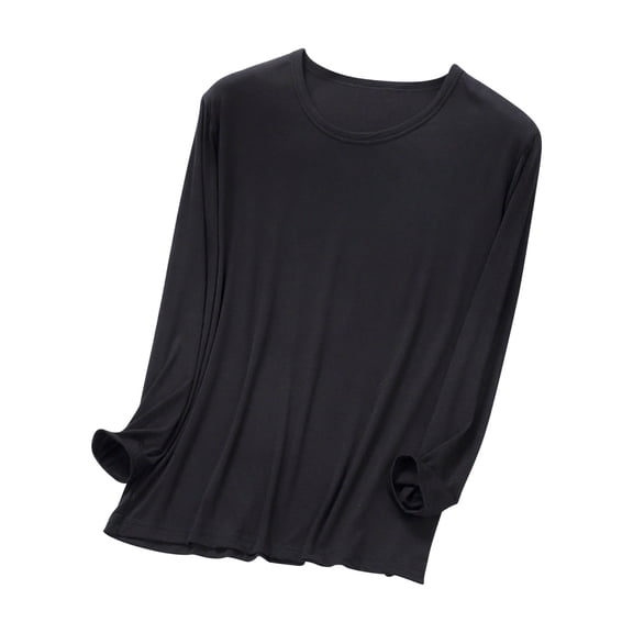 yillto Women Plus Size Shirts Soft Loungewear Long Sleeve Pullover Tops Sleepwear Pajamas Shirt L-4XL