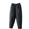 thumbnail image 1 of yillto Women Puffer Pant Fleece Lined Insulated Winter Warm Lightweight Quilted Pants for Snow Ski, 1 of 6