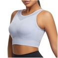thumbnail image 1 of yillto Women Racerback Sports Bras Padded Seamless Support Full Coverage Bra for Yoga Gym Workout, 1 of 5