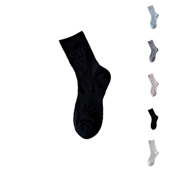 yillto Women Socks Cute Crew Socks Soft Ankle Sock for Womens Breathable Comfortable Midi Socks 5 Pack