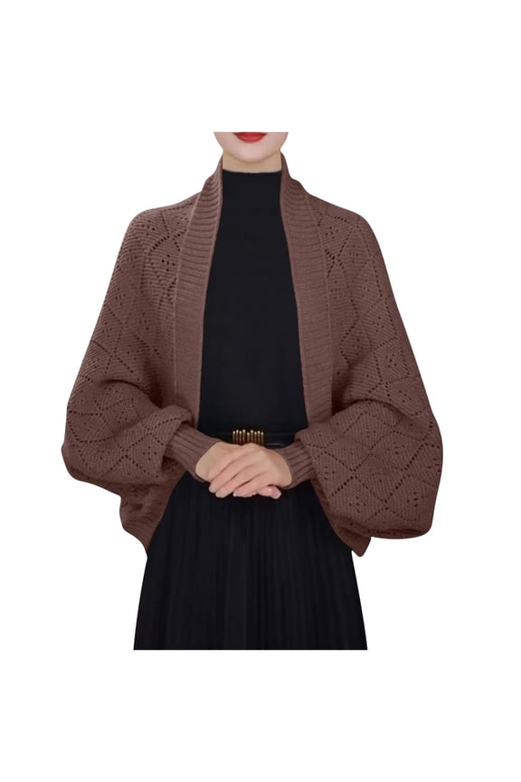 Women Sweaters Cardigan Long Sleeve Loose Cover up Open Front Casual Knit Cardigans Jackets