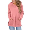 thumbnail image 1 of yillto Women Sweatshirt with Pockets Baggy Crew Neck Pullover Casual Loose Shirts with Pockets, 1 of 8