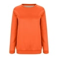 thumbnail image 1 of yillto Women Sweatshirts Fleece Lined Warm Fall Winter Tops Crewneck Pullover Long Sleeve Thick Sweatshirt, 1 of 1