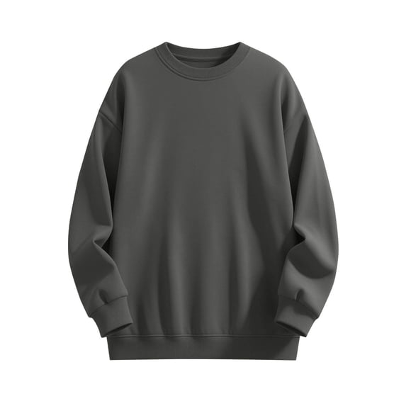 yillto Women Sweatshirts Crewneck Pullover Plus Size Sweatshirt Basic Long Sleeve Loose Lightweight Sweat Shirts