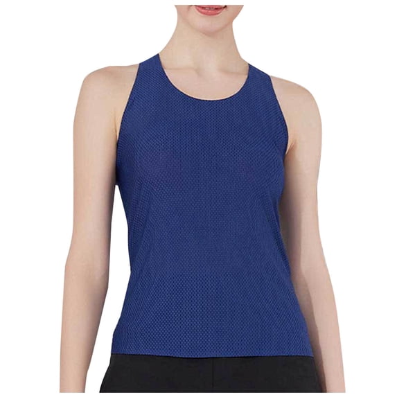 yillto Women's Athletic Tank Quick Dry Lightweight Sleeveless Shirts Workout Running Exercise Top
