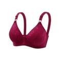 thumbnail image 1 of yillto Women's Bralettes V Neck No Underwire Spaghetti Strap Ladies Everyday Bra with Supportive, 1 of 2