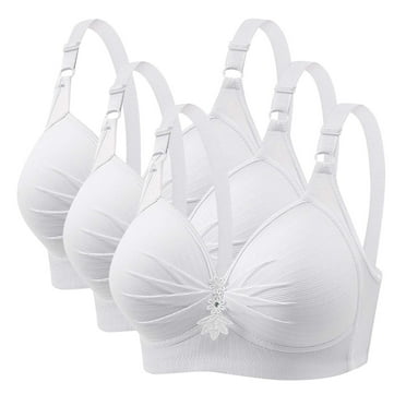 yillto Women's Comfort Bra No Underwire Full Coverage Bra Seamless Soft Support Lift Everyday Bra 3 Pack