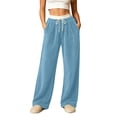 thumbnail image 1 of yillto Women's Fleece Fuzzy Pant Warm Plush Pajama Pants Soft Comfy Sleepwear Pjs Bottoms S-XXXL, 1 of 6