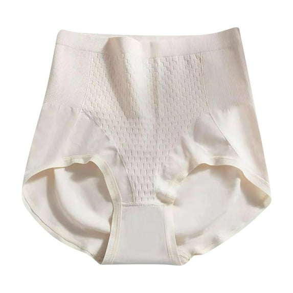 yillto Women's High Waist Brief Everyday Cotton Underwear Panties Stretch Full Coverage Soft Underpants