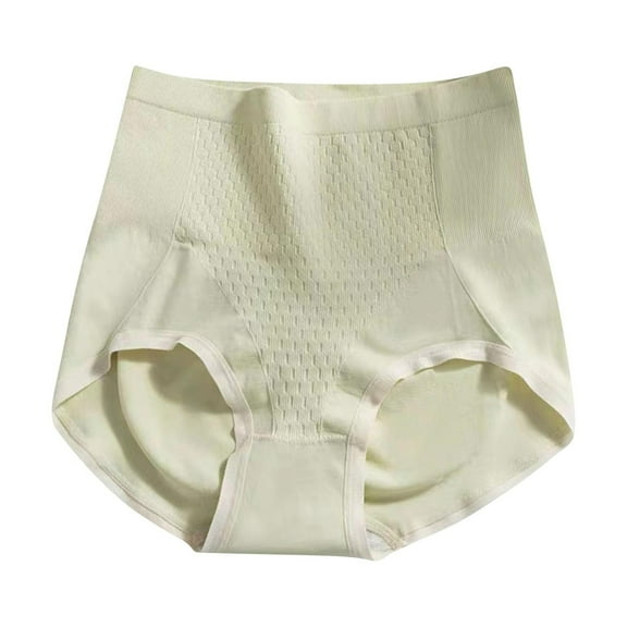 yillto Women's High Waist Brief Everyday Cotton Underwear Panties Stretch Full Coverage Soft Underpants
