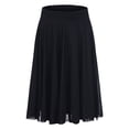 thumbnail image 1 of yillto Women's Mesh Skirts Elastic High Waisted Flowy Pleated Summer Causal Long Skirt for Women, 1 of 2