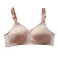 thumbnail image 1 of yillto Women's Plus Size Bras Lace Trim Underwire Bra Full Coverage Floral Underwear Bralettes M-4XL, 1 of 3