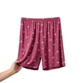 thumbnail image 1 of yillto Women's Plus Size Pajama Shorts Elastic Waist Loungewear Loose Bottoms Soft Comfy Sleepwear Pjs, 1 of 7