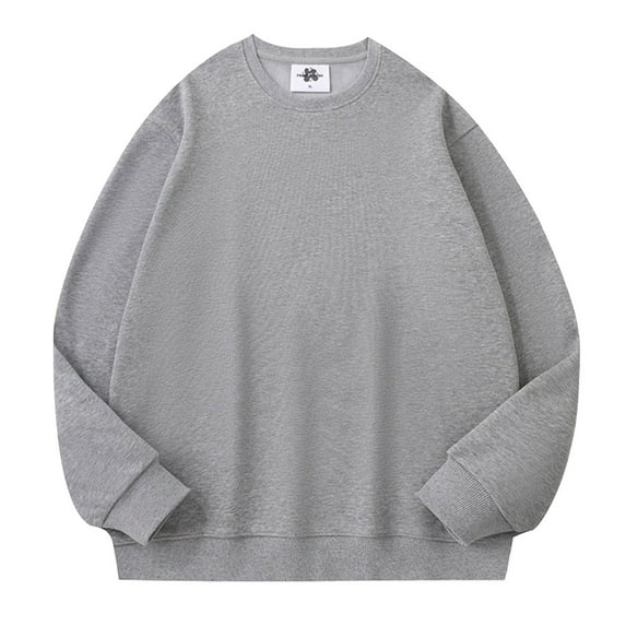 yillto Women's Plus Size Sweatshirt Cotton Round Neck Long Sleeve Pullover Top Loose Casual Sweatshirt