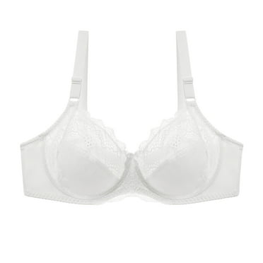 yillto Women's Plus Size Underwire Bra Comfort Support Push up Bra Ultra Thin Lightly Lift Everyday Bra