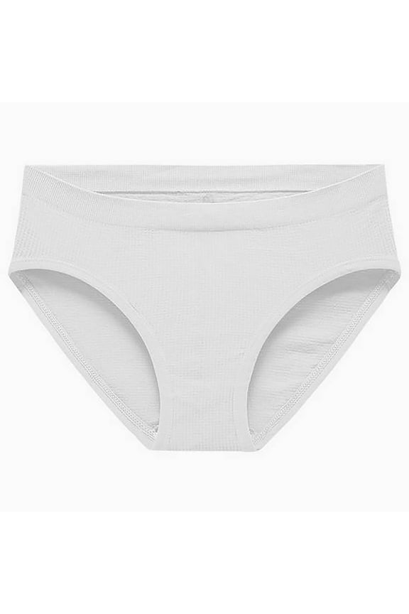 Women's Seamless Briefs Stretch Waist Full Coverage Underwear Panties for Ladies Comfy Underpants