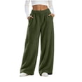 thumbnail image 1 of yillto Women's Wide Leg Fleece Lounge Pant Fuzzy Winter Cozy Warm Soft Sherpa Pajama Bottoms Sleepwear, 1 of 7