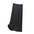 thumbnail image 1 of yillto Womens A-Line Maxi Skirt Soft Comfy Lounge Elastic High Waist Summer Pleated Long Skirt Clothes, 1 of 3