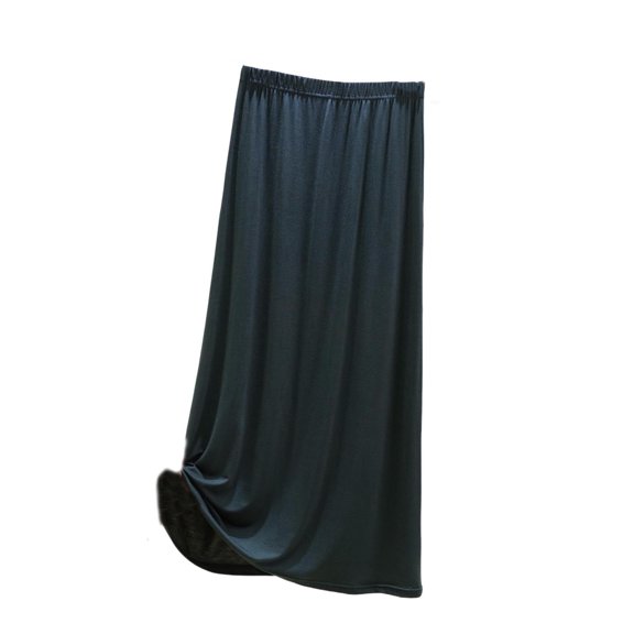 yillto Womens A-Line Maxi Skirt Soft Comfy Lounge Elastic High Waist Summer Pleated Long Skirt Clothes