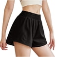 thumbnail image 1 of yillto Womens Athletic Shorts Elastic Waist Loose Running Shorts Pocket Gym Workout Sport Shorts, 1 of 7