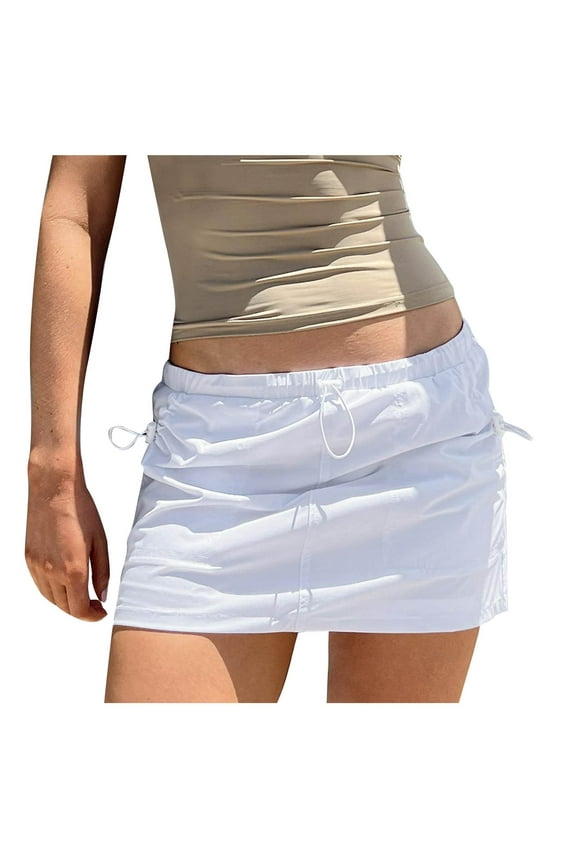 Womens Athletic Skirts Elastic Waist Running Sport Short Skirt Summer Causal Lightweight Skirts