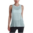 thumbnail image 1 of yillto Womens Athletic Tank Sleeveless Crew Neck Quick Dry Lightweight Loose Workout Running Tee, 1 of 7
