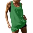 thumbnail image 1 of yillto Womens Basic Tank Top Summer Racerback Sleeveless Loose Causal Workout Tee for Running Yoga, 1 of 7