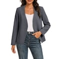 thumbnail image 1 of yillto Womens Blazer Jacket Business Casual Long Sleeve Open Front Work Office Suit Jackets S-XXXL, 1 of 7