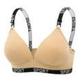 thumbnail image 1 of yillto Womens Bralettes with Supportive No Underwire Full Coverage Spaghetti Strap Ladies Everyday Bra, 1 of 5