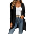 thumbnail image 1 of yillto Womens Cardigan Sweaters Oversized Baggy Open Front Long Sleeve Ribbed Knit Outwear Cardigans, 1 of 5