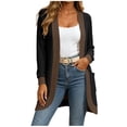thumbnail image 1 of yillto Womens Cardigan Sweaters Oversized Baggy Open Front Long Sleeve Ribbed Knit Outwear Cardigans, 1 of 5