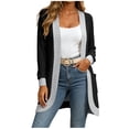 thumbnail image 1 of yillto Womens Cardigan Sweaters Oversized Baggy Open Front Long Sleeve Ribbed Knit Outwear Cardigans, 1 of 5