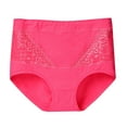 thumbnail image 1 of yillto Womens Cotton Panties Ladies Soft Comfy Breathable High Waist Underwear Full Coverage Briefs, 1 of 2