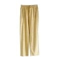 thumbnail image 1 of yillto Womens Cotton Plaid Pajamas Pant Lounge Sleepwear Pants with Pockets Lightweight Pjs Bottoms, 1 of 3