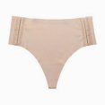 thumbnail image 1 of yillto Womens Cotton Thong Briefs Seamless Stretch Full Coverage Thongs Panties Ladies Underpants, 1 of 5