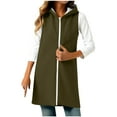 thumbnail image 1 of yillto Womens Fleece Jacket Sleeveless Zip up Vest Coats Warm Oversized Fall Winter Loose Jackets, 1 of 6