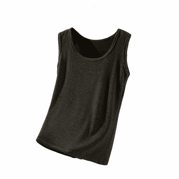 yillto Womens Fleece Tank Thermal Sleeveless Tops Fall Winter Warm Thermals Undershirts Camisole Base Layer