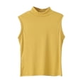 thumbnail image 1 of yillto Womens High Neck Tank Top Sleeveless Stretchy Slim Basic Solid Color Lightweight Soft Tanks, 1 of 3