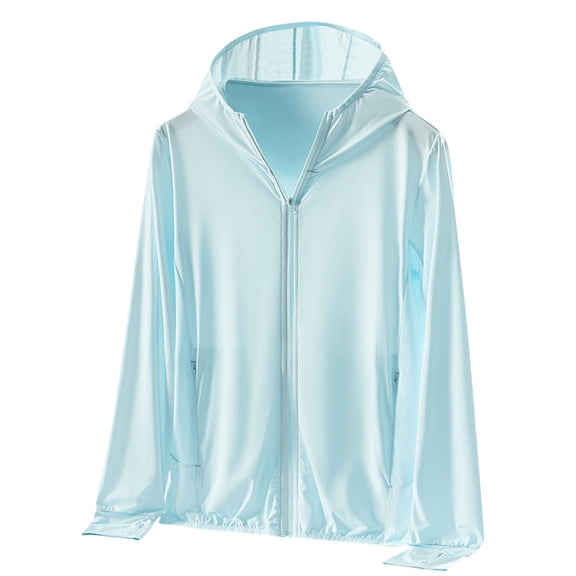 yillto Womens Hoodie Jacket Lightweight Zip up Long Sleeve Summer Shirt with Pockets for Running Hiking